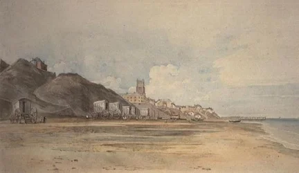 Stranden i Cromer, Norfolk