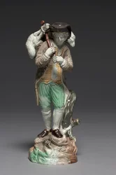 Det förlorade fåret, tillverkat av Staffordshire Factory, c.1770