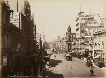 Collins Street, Melbourne, ca 1880