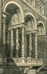 Central Recess in the Principal Quadrangle, c1860-talet, 1881.