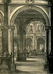 Central or Loan Court, South Kensington Museum, c1860-talet, 1881.