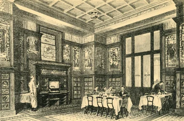 East Dining or Grill Room, c1860s, 1881.