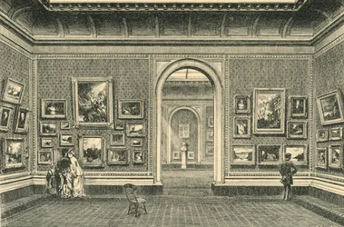 The Sheepshanks Gallery, South Kensington Museum, c1860-talet, 1881.