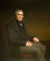 Porträtt av David Cox 1783-1859.