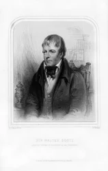 Sir Walter Scott, 1st Baronet, skotsk historisk romanförfattare och poet, 1870.