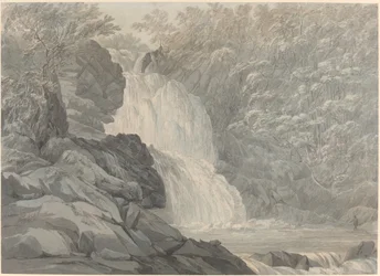 Mawddach Falls nära Dolgelly