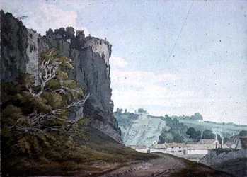 En del av Chepstow Castle, Monmouthshire