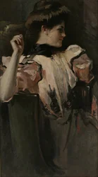 Ung flicka, ca 1902