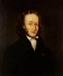 Porträtt av Niccolò Paganini 1782-1840, 1836