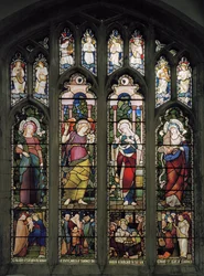 Lady Chapel Window, ca 1885 (målat glas)