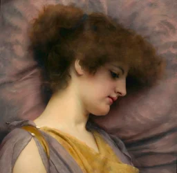 Tankar långt borta, av John William Godward