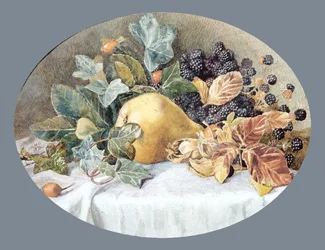 Stilleben med frukt, 1876.