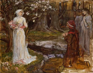 Dante och Beatrice, 1915