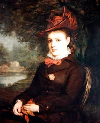 Portrait of a Young Lady, ca 1876 (olja på duk)