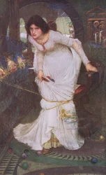 The Lady of Shalott, från Bibbys Annual, 1916-1917