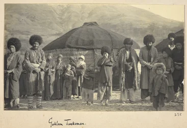 Razavi Khorasan-provinsen, Iran, ca 1908 (s/v-foto)