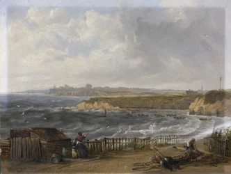 Cullercoats ser mot Tynemouth - Flodvatten