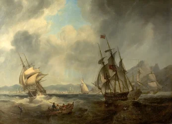 Scen i Medelhavet, 1842