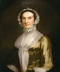 Porträtt av mrs Richard Nicholls, 1749