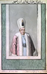 Othman (Osman) II (1603–22) Sultan 1618–22, från ”En serie porträtt av Turkiets kejsare”