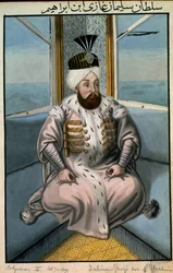 Solyman II (1642–91) Sultan 1687–91, från ”En serie porträtt av Turkiets kejsare”