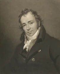 Porträtt av James Ward (1769-1859) graverad av James Ward