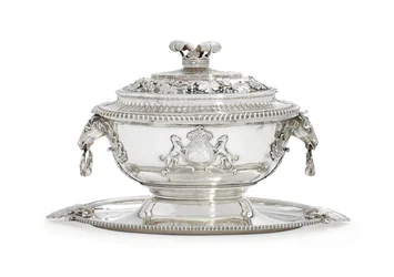 George III soppterrin, lock, ställ och foder