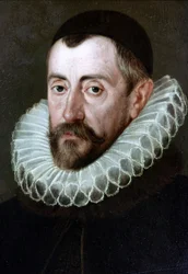 Sir Francis Walsingham (v.1532-1590), engelsk politiker (målning av J.de Critz).London National Portrait Gallery