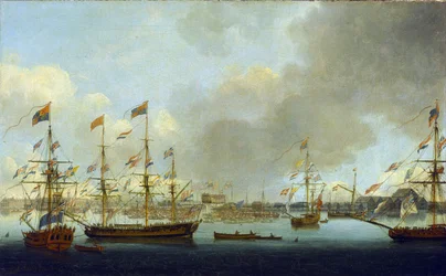 HMS "Alexander" sjösattes i Deptford, England, 1778, ett 74-kanoners krigsfartyg som deltog i slaget vid Nilen (eller slaget vid Aboukir, 1798)