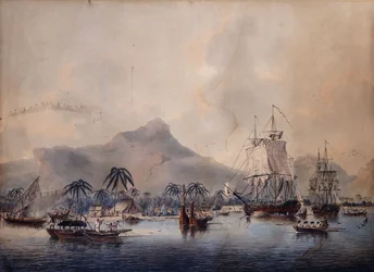 Utsikt över Huaheine, 1787