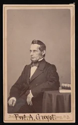 Porträtt av Arnold Henry Guyot 1807-1884, före 1866.