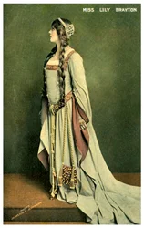 Lily Brayton, brittisk skådespelerska, c1900-1919.