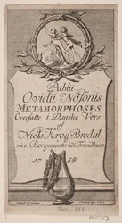 Titelbladet "Ovidius folks metamorfoser"