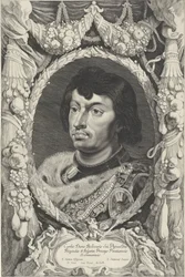 Porträtt av Karl den djärve, hertig av Bourgogne Duces Burgundiae (serietitel)