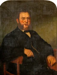 Porträtt av George Haynes, 1850-1900.