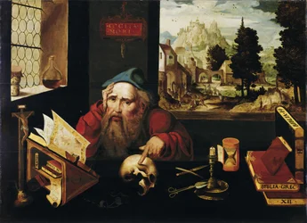 Den helige Hieronymus i sin cell, 1520-talet