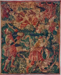 Scener från Herkules liv: Gobeläng vävd av Joos av Audenarde, c1498 1946