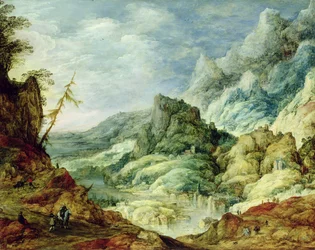 Alplandskap, ca 1620