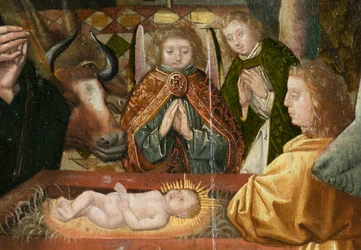 Triptyk från Betlehem, cirka 1540 (målning på trä)
