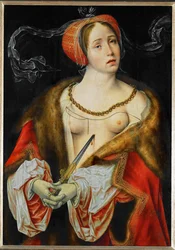 Lucretia (målning på ek)