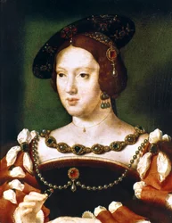 Porträtt av Eleanor, drottning av Frankrike, c1530-1540
