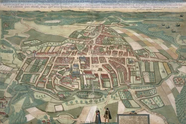 Karta över Odense, från 