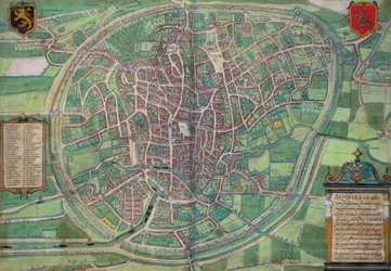 Stadsplan för Bryssel, från 