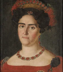 Porträtt av Maria Francisca de Bragança