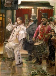 Karneval i Sevilla,1800-talet (oljemålning)