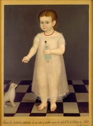 Porträtt av Manuela Gutiérrez