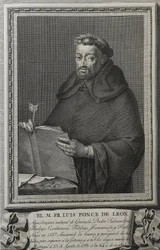 Barcelon, Juan (1739-1801). Porträtt av Fray Luis de Leon. 1791. (36 x 23