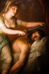 Judith och Holofernes, detalj, ca 1790-1800 (olja på duk)