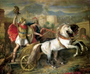 Achilles med Hectors kropp