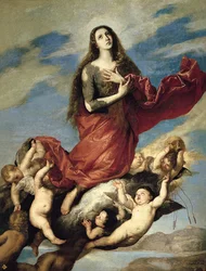 Maria Magdalena förs upp till himlen